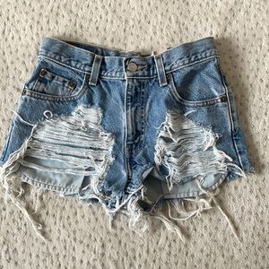 LEVI FIRST OF A KIND JEAN SHORTS